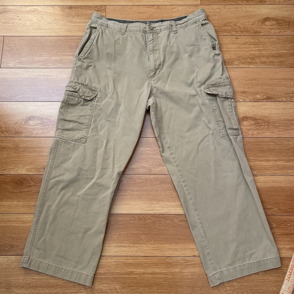 Vintage Old Navy Pants Mens 38x30 Baggy Cargo Pockets Surplus Workwear Utility - Picture 2 of 7